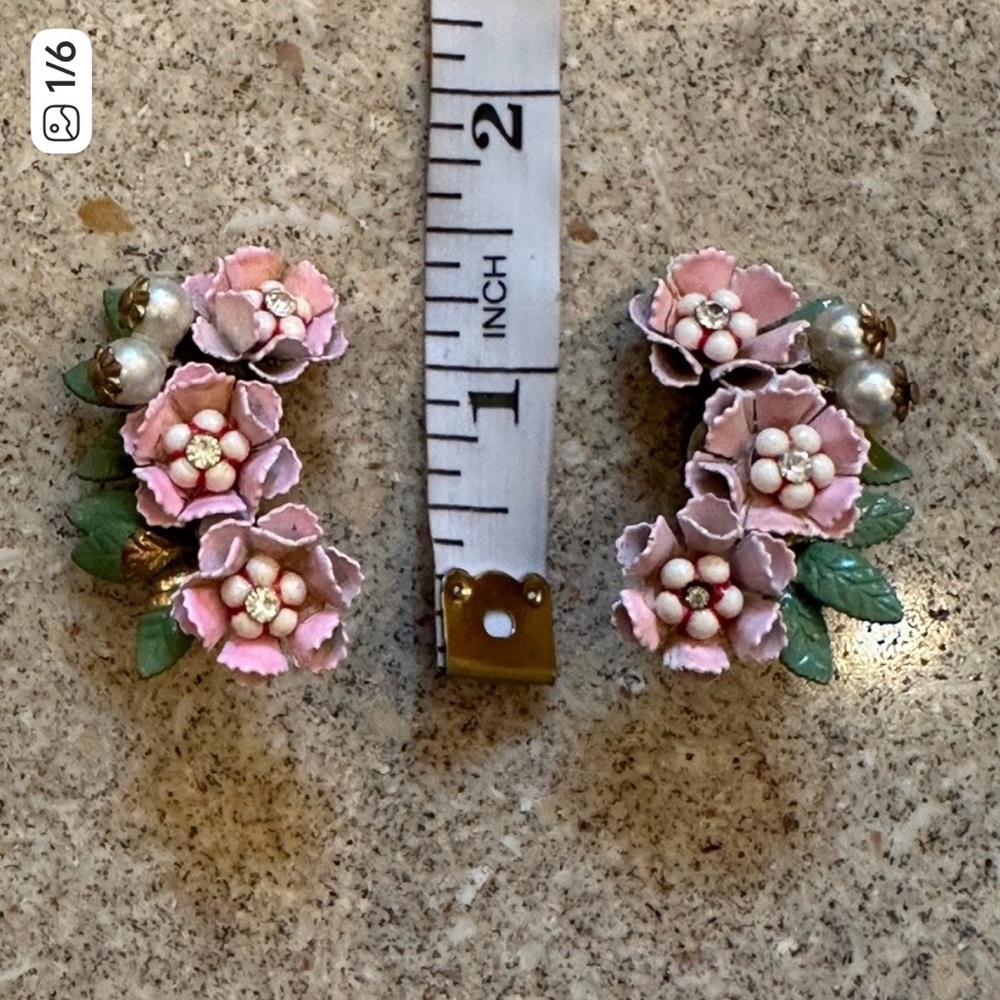 Vintage Floral Earrings